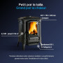 Poêle à Bois en Fonte Émaillé GIULIETTA.165 - 6,5 kW