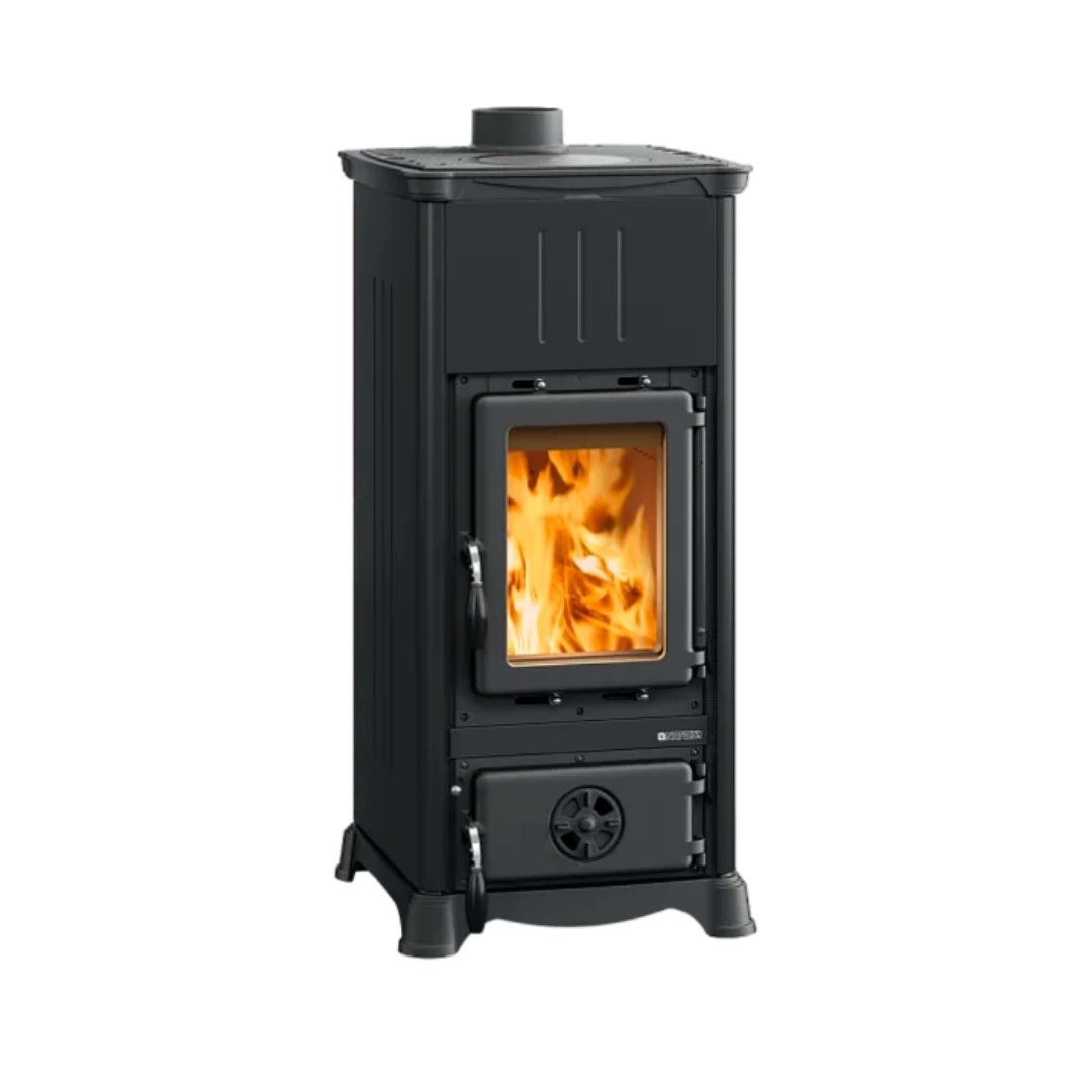 Poêle à Bois Raccordable Compact 6,5 kW Emiliana.165 Steel