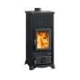 Poêle à Bois Raccordable Compact 6,5 kW Emiliana.165 Steel