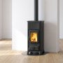 Poêle à Bois Raccordable Emiliana.165 Steel - 6,5 kW