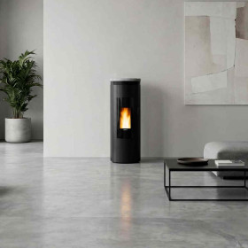 Poêle à granulés étanche Amika Petra AD 8 kW en pierre naturelle