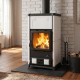 Poêle à Bois en Céramique Fedora.16 - 8,3kW | Décoré à Main