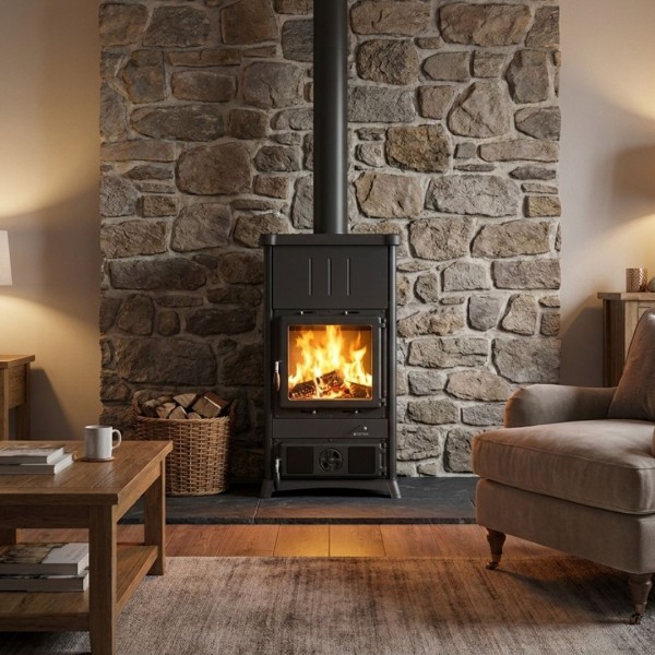 Poêle à Bois en Fonte Fedora.16 Steel 8,3kW | La Nordica