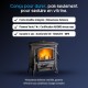 Poêle à Bois en Fonte ISETTA LEAN 7,7 kW | La Nordica