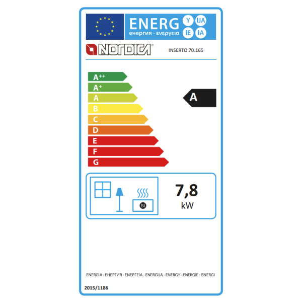 Insert à Bois La Nordica INSERTO 70.165 7,8 kW | Top Prix