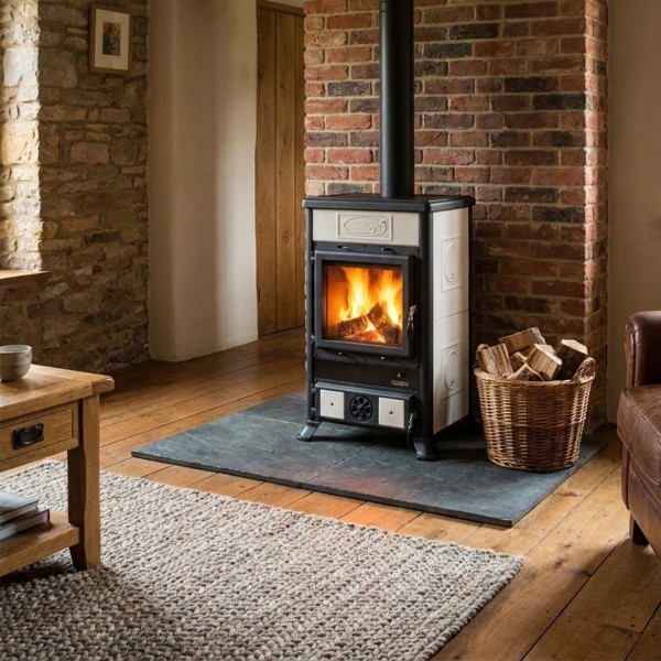 Poêle à Bois Rossella R1.16 Ceramica - 9 kW | La Nordica