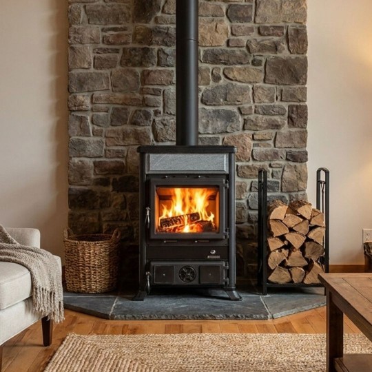 Poêle à Bois en Pierre Rossella R1.16 Petra 9kW | La Nordica