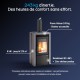 Poêle à Bois en Pierre ESTER 5.0 - 8 kW | Récupération de Chaleur