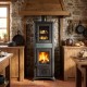 Poêle Bois en Pierre avec Four Gemma Forno.165 Petra 7,3kW