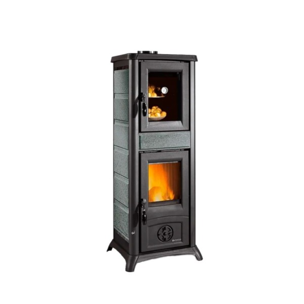 Poêle Bois en Pierre avec Four Gemma Forno.165 Petra 7,3kW