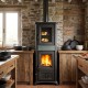 Poêle Bois en Pierre avec Four Gemma Forno.165 Petra 7,3kW