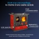 Cuisinière à Bois Rosa Sinistra Reverse 8kw | La Nordica Extraflame