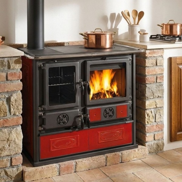 Cuisinière à Bois Rosa Sinistra Reverse 8kw | La Nordica Extraflame