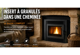 Insert à granulés dans une cheminée existante : le guide complet