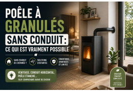 Poêle à granulés sans conduit : ce qui est vraiment possible