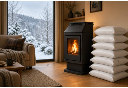 Consommation d'un poêle à granulés : combien de sacs par hiver ?