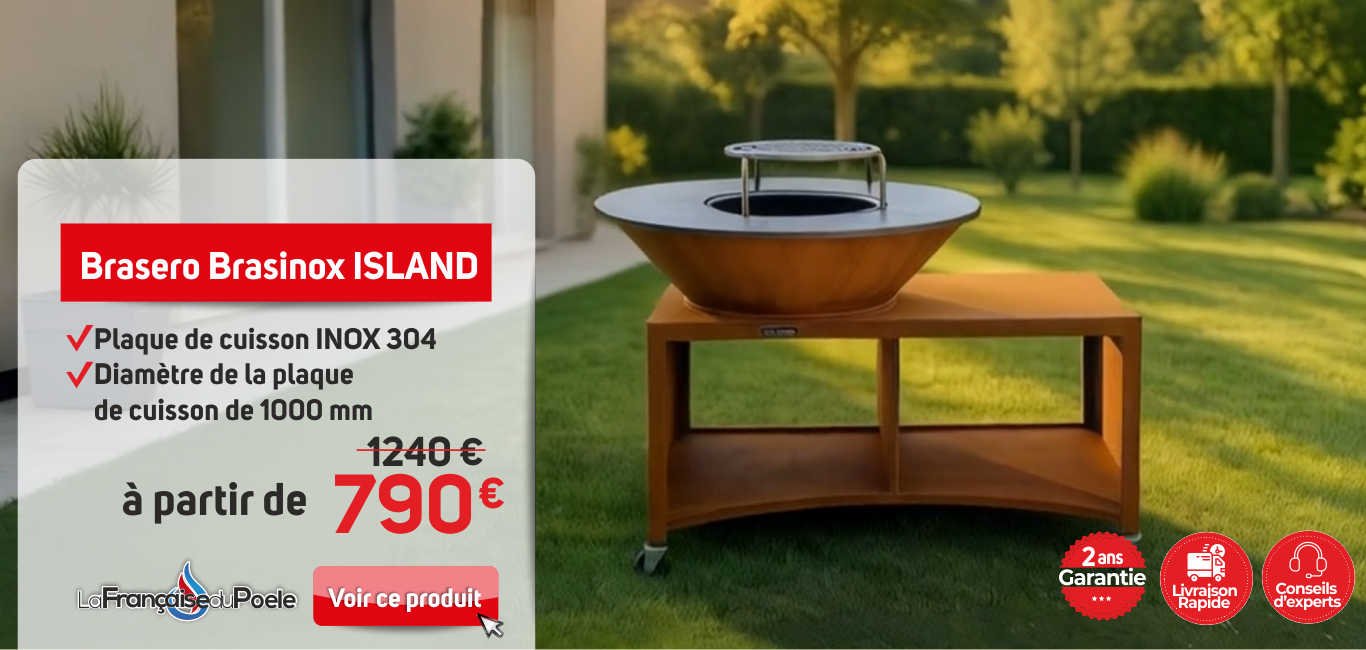Brasero Brasinox ISLAND