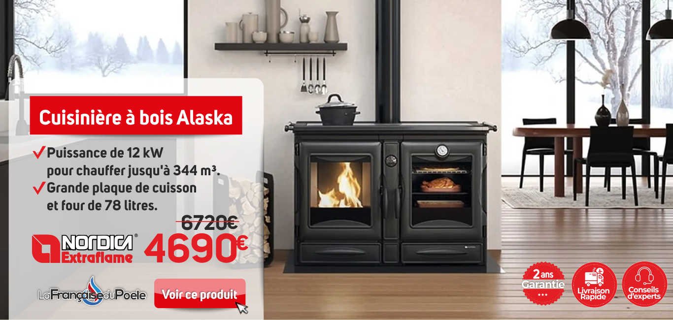 Cuisinière a bois Alaska 12kW