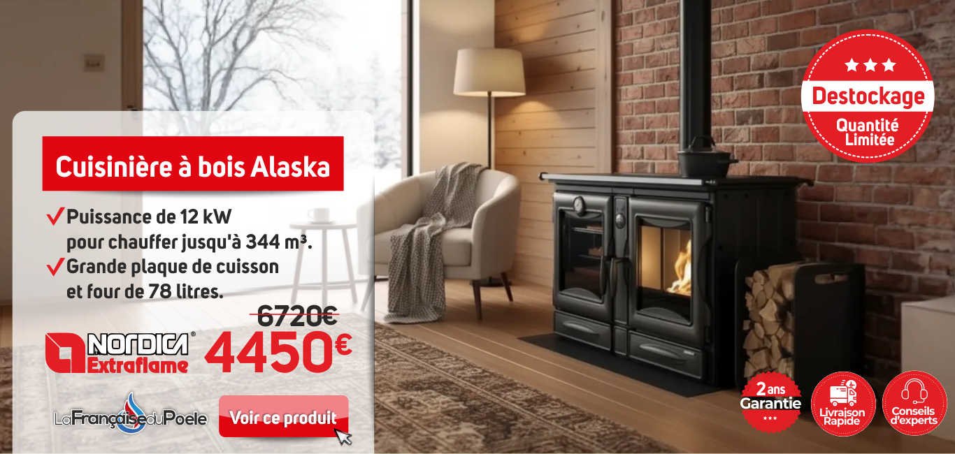 Cuisinière a bois Alaska 12kW